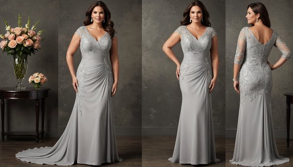 Stunning plus size mother of the bride gowns that enhance elegance